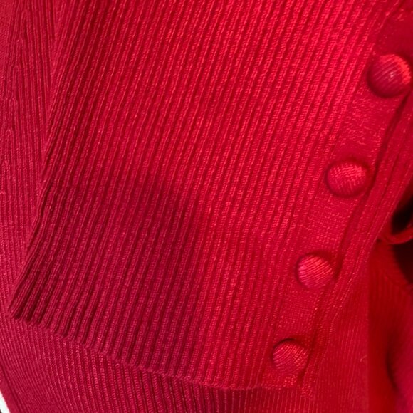 Chicos Long Open-Front Ribbed Sweater - Picture 4 of 6